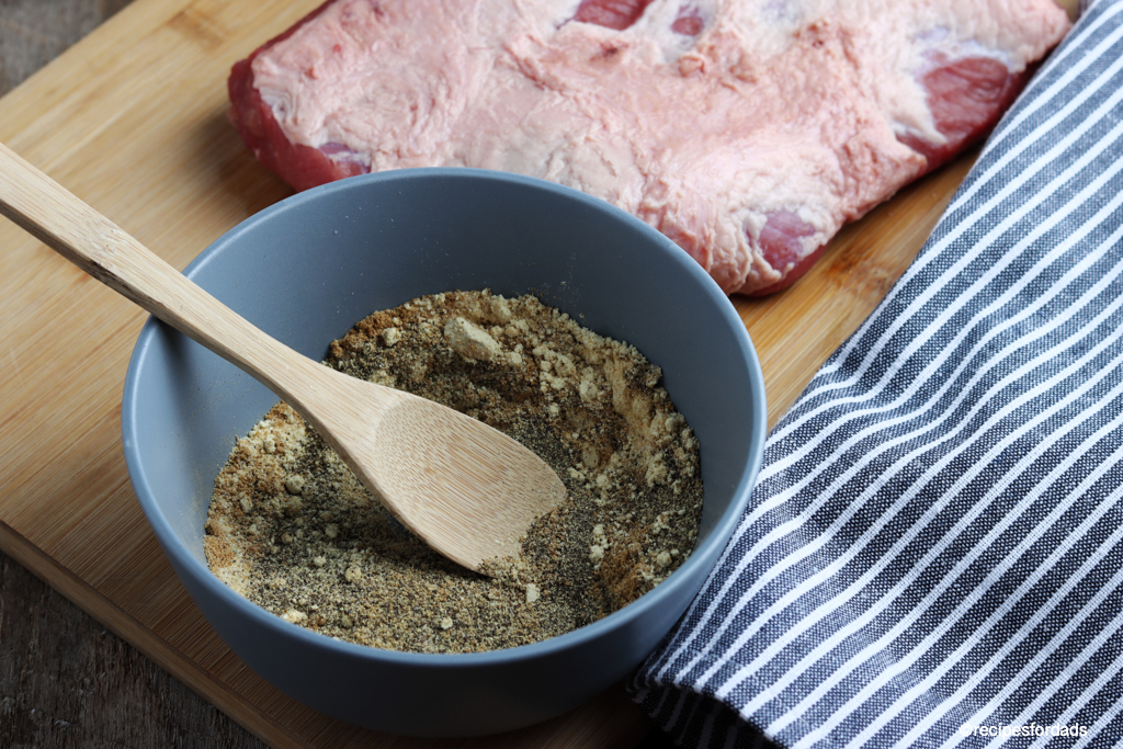 seasoning mixed together to use with corned beef recipe