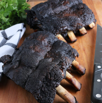 smoked beef ribs recipe