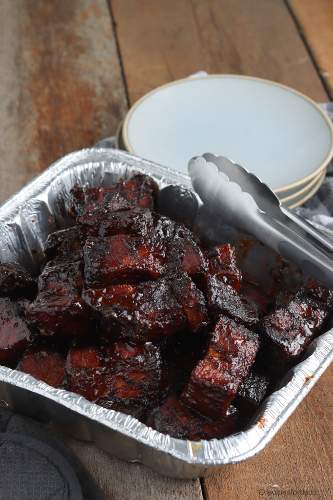 smoked pork belly burnt ends