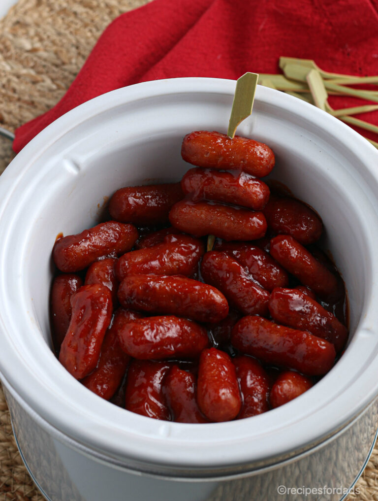 Smokies in Crockpot