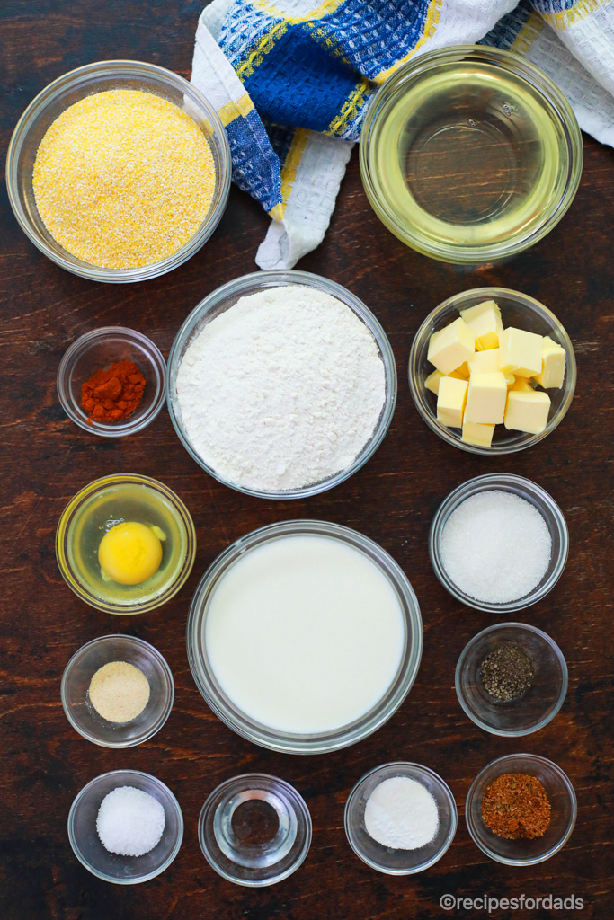 Ingredients for Hush Puppies