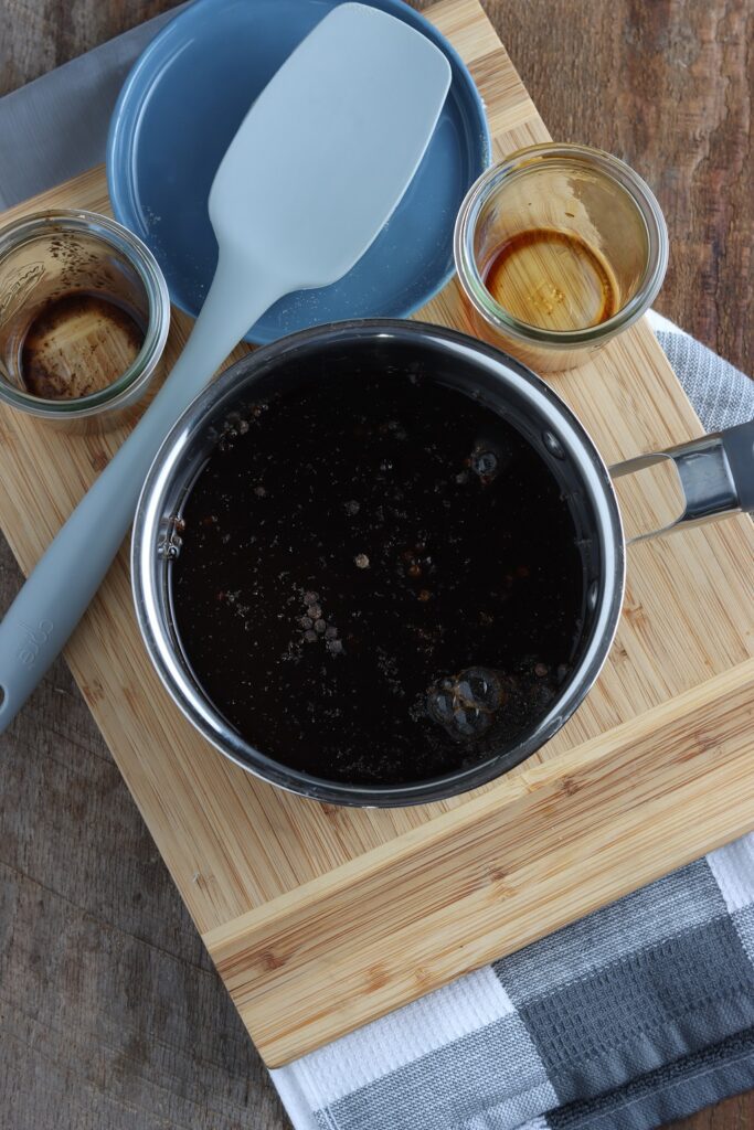 Beef Jerky Marinade in pot