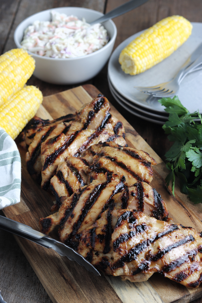 How To Grill Chicken Thighs with Easy Chicken Marinade
