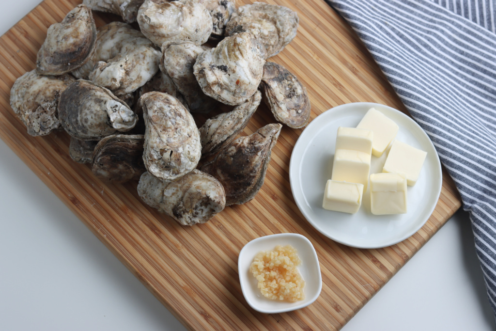 ingredients for smoked oysters