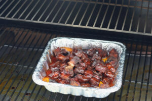 pork belly on smoker