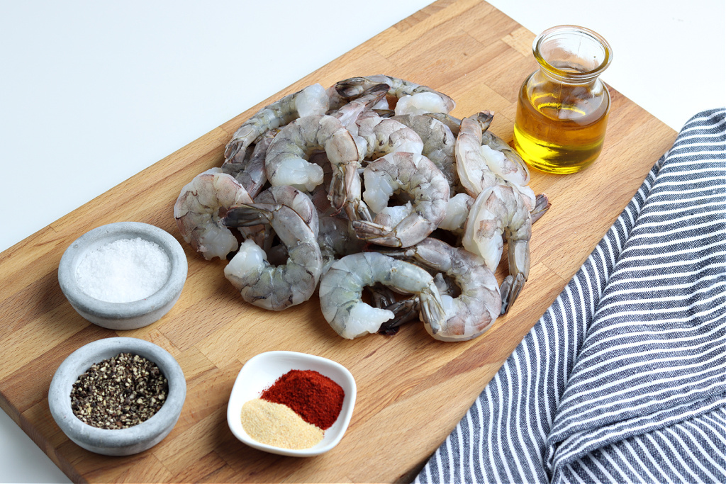 ingredients for smoked shrimp