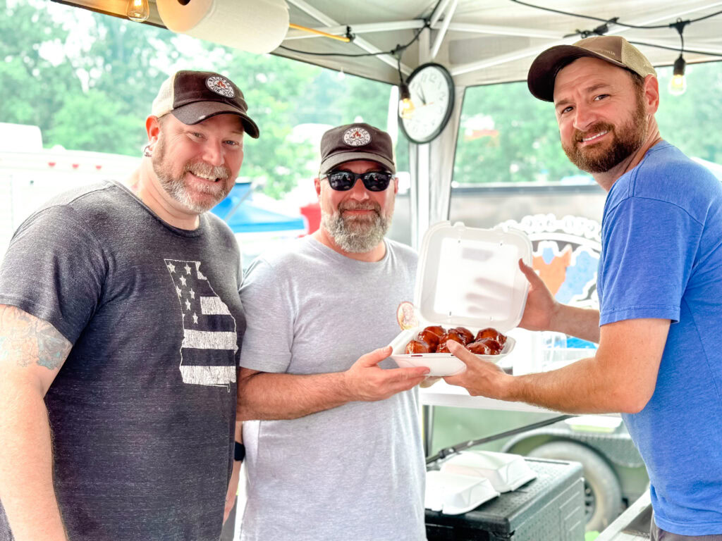 Mark Rogers from Pit Nation BBQ and Team at Competition